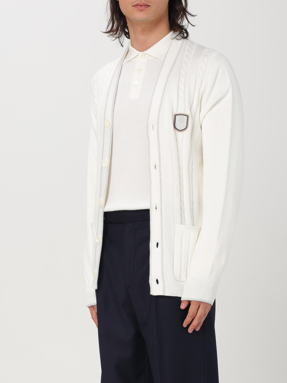 BRUNELLO CUCINELLI CARDIGAN: Cardigan men Brunello Cucinelli, White - Img 4