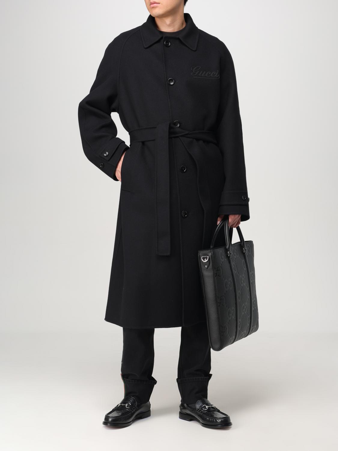 GUCCI COAT: Coat men Gucci, Black - Img 2