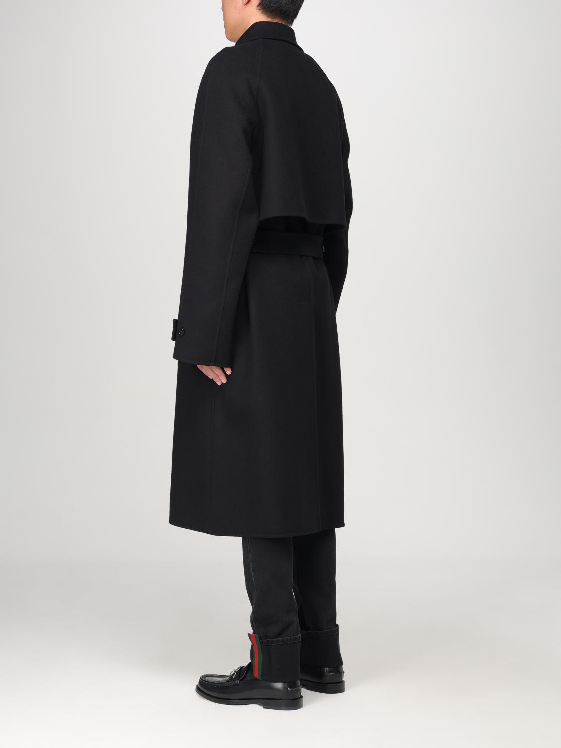 GUCCI COAT: Coat men Gucci, Black - Img 3