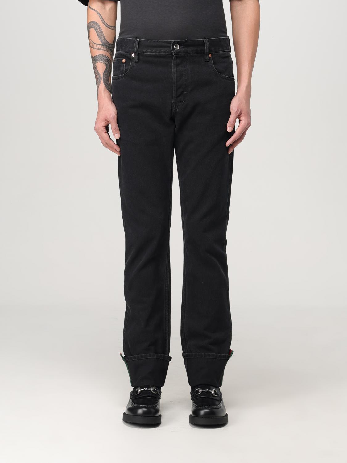 GUCCI JEANS: Jeans men Gucci, Grey - Img 1