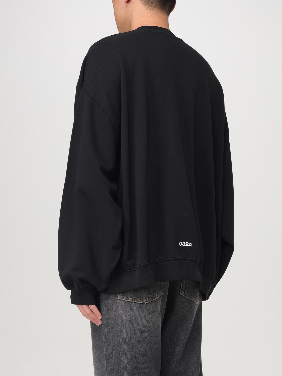 032C SWEATSHIRT: 032c men's sweatshirt, Black - Img 2