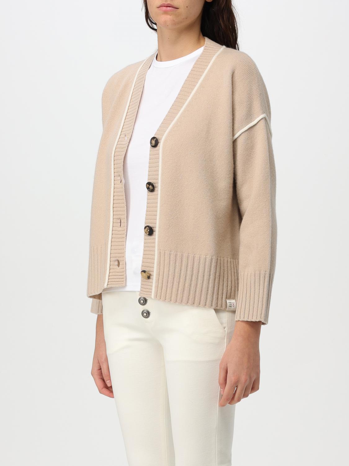 PEUTEREY CARDIGAN: Peuterey women's cardigan, Beige - Img 3