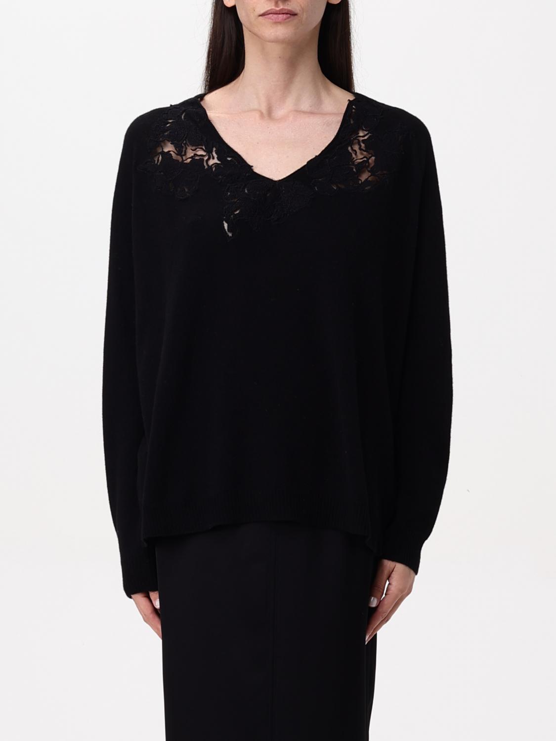 ERMANNO FIRENZE SWEATER: Sweater woman Ermanno Firenze, Black - Img 1