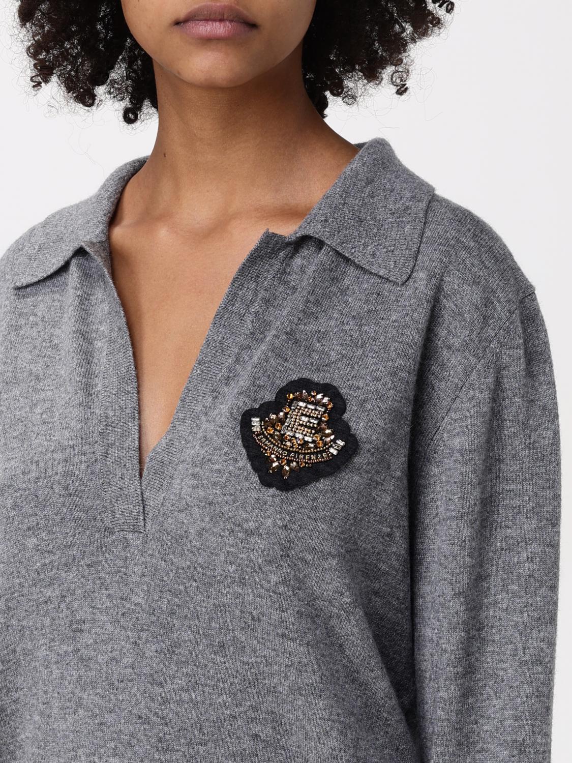 ERMANNO FIRENZE PULLOVER: Pullover damen Ermanno Firenze, Grau - Img 3