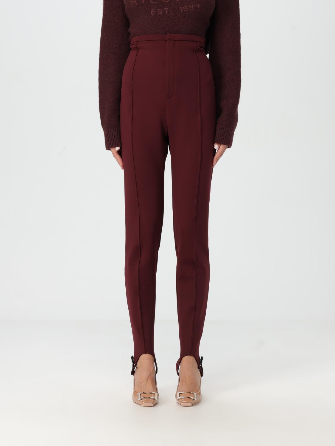 PHILOSOPHY DI LORENZO SERAFINI PANTS: Pants woman Philosophy Di Lorenzo Serafini, Burgundy - Img 1