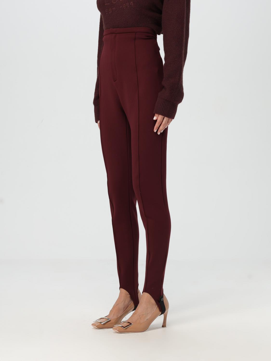 PHILOSOPHY DI LORENZO SERAFINI PANTS: Pants woman Philosophy Di Lorenzo Serafini, Burgundy - Img 4