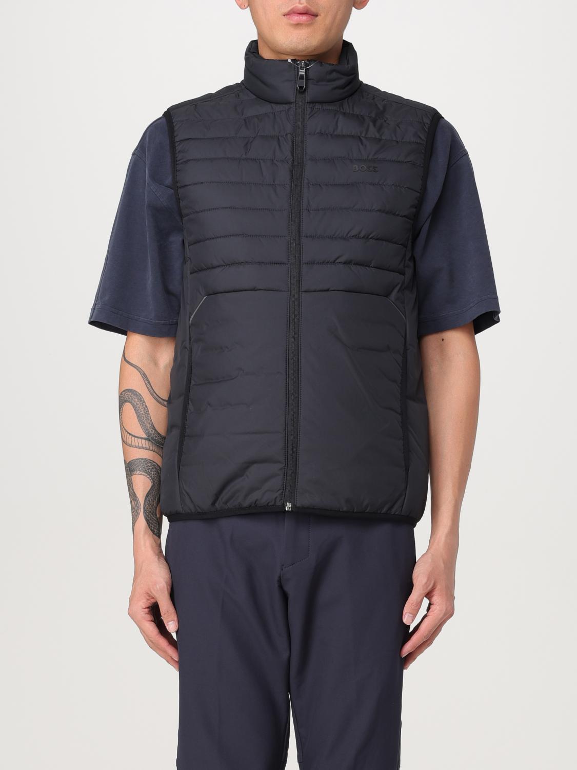 BOSS SUIT VEST: Jacket men Boss, Blue - Img 1