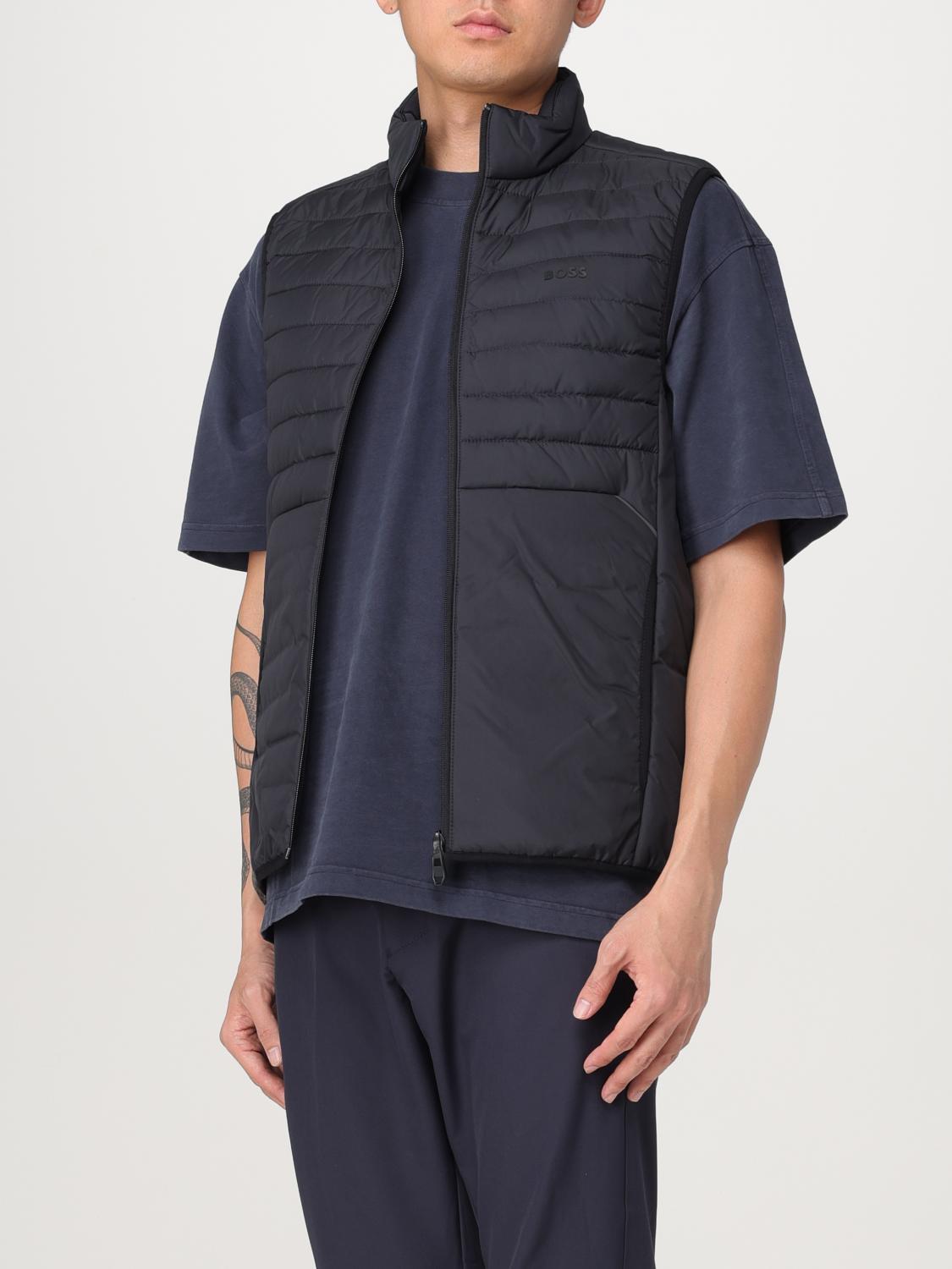 BOSS SUIT VEST: Jacket men Boss, Blue - Img 3