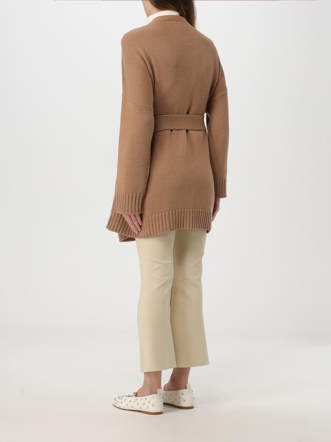 LIVIANA CONTI CARDIGAN: Liviana Conti cashmere cardigan, Beige - Img 2