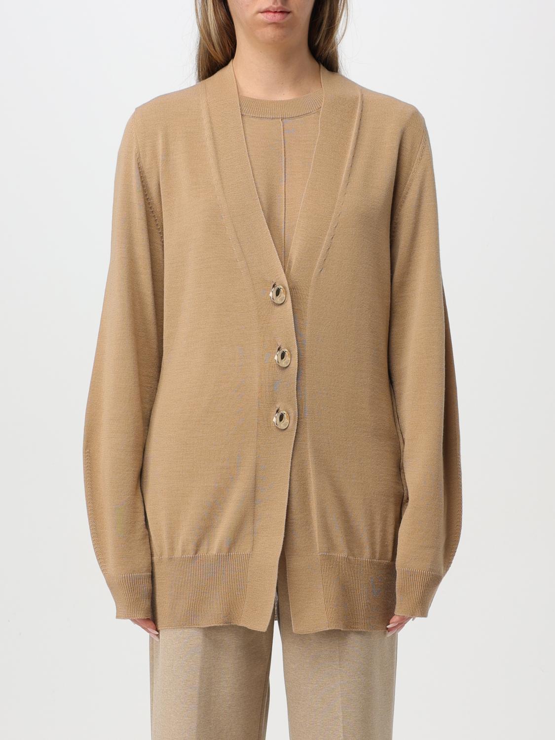 LIVIANA CONTI CARDIGAN: Liviana Conti women's cardigan, Coffee - Img 1