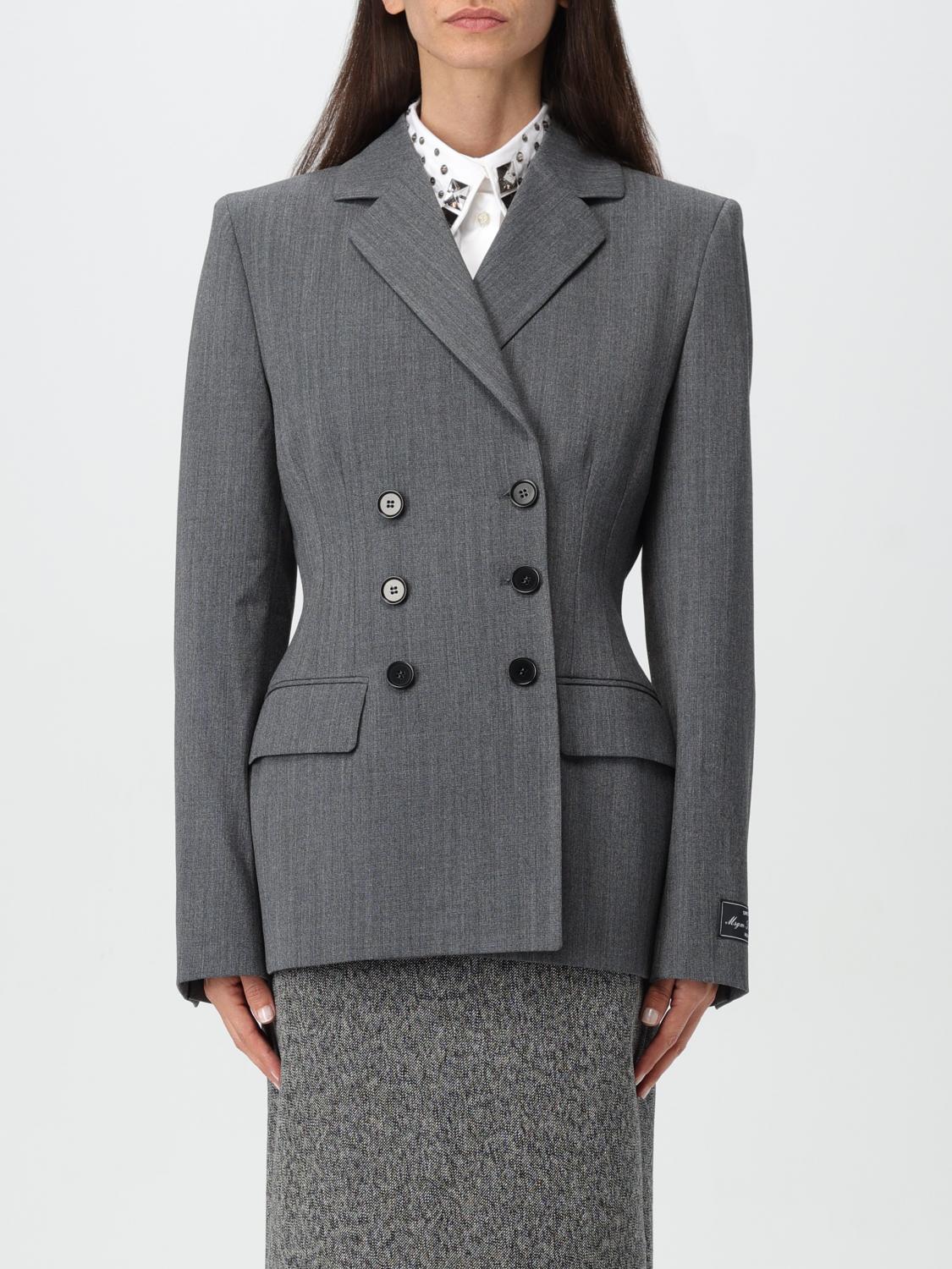 MSGM BLAZER: MSGM women's blazer, Grey - Img 1