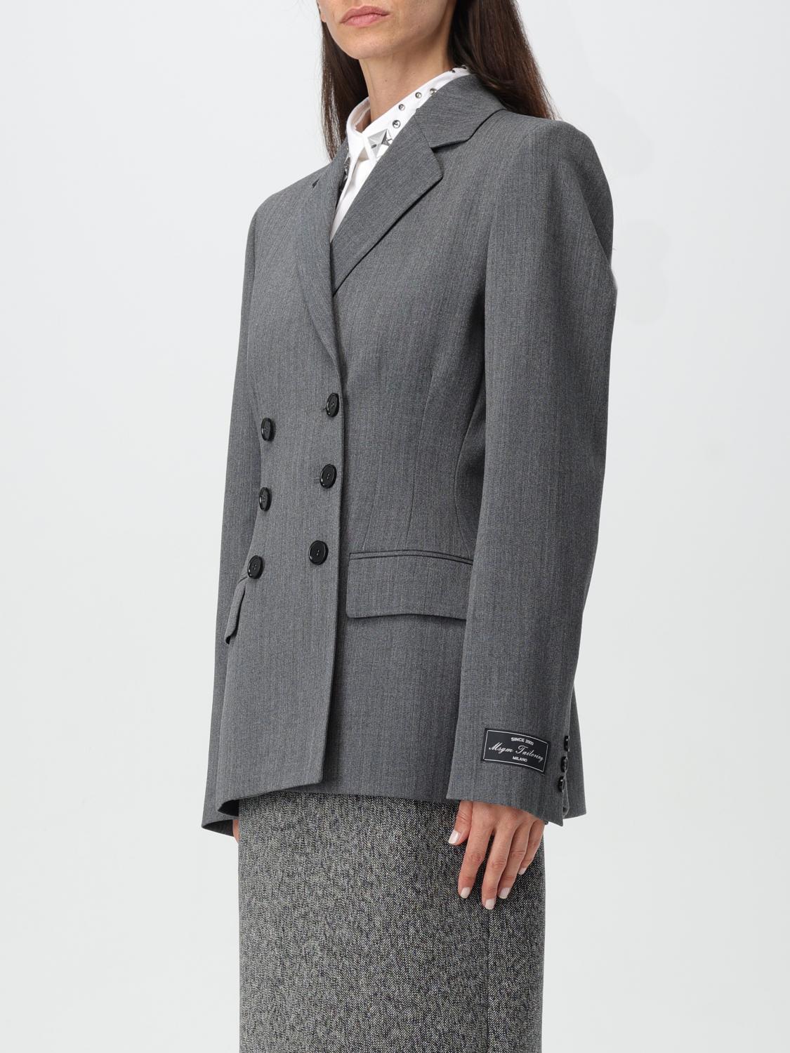 MSGM BLAZER: MSGM women's blazer, Grey - Img 4