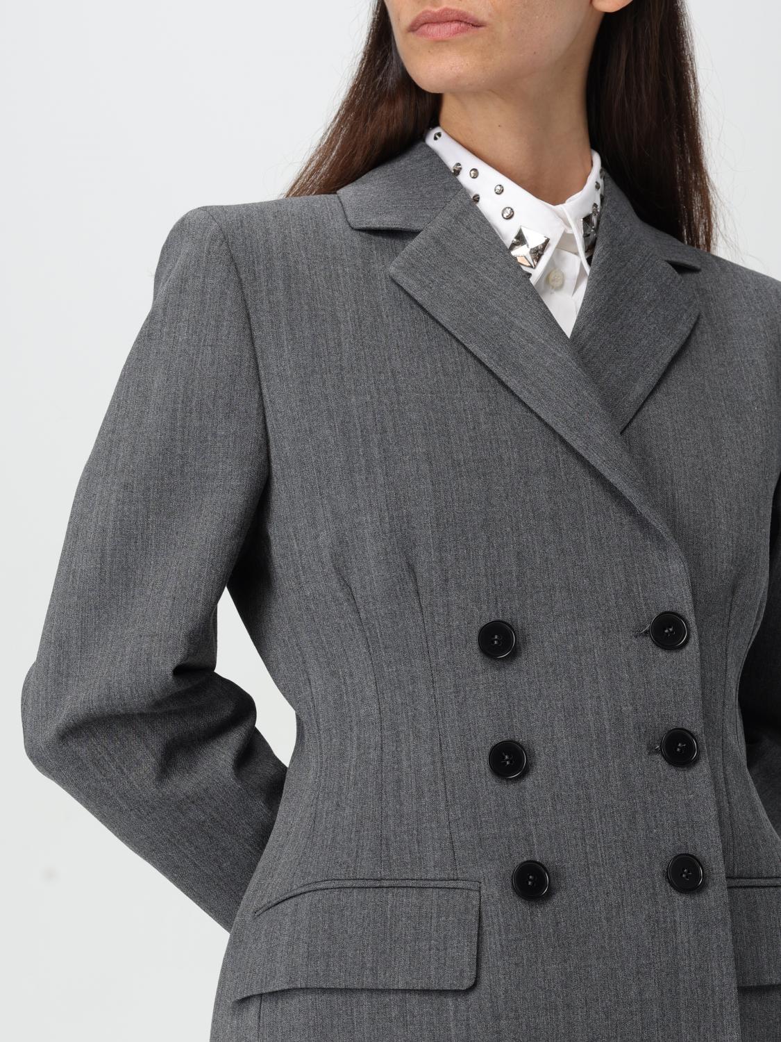 MSGM BLAZER: MSGM women's blazer, Grey - Img 5