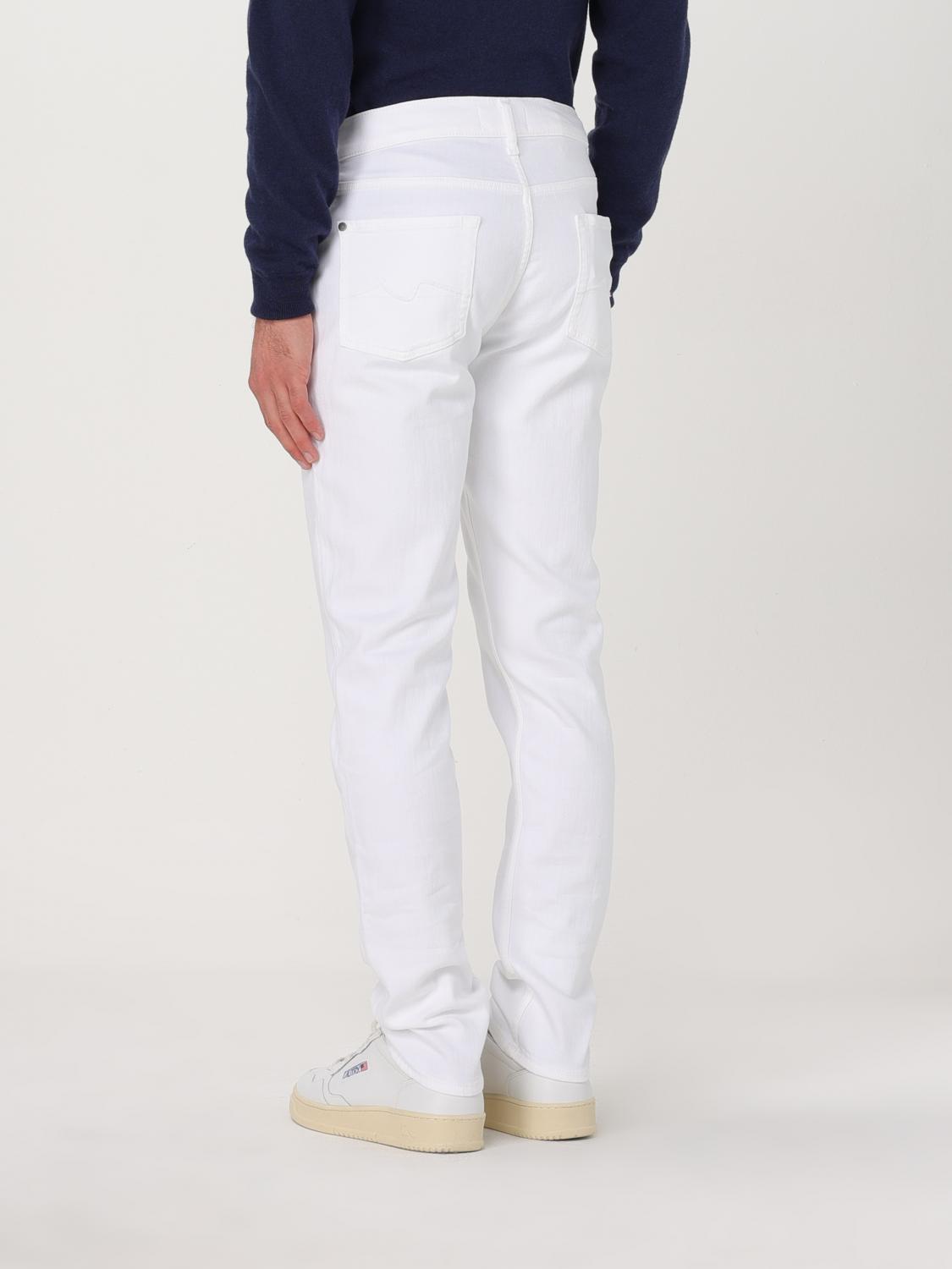 7 FOR ALL MANKIND JEANS: Jeans homme 7 For All Mankind, Blanc - Img 2