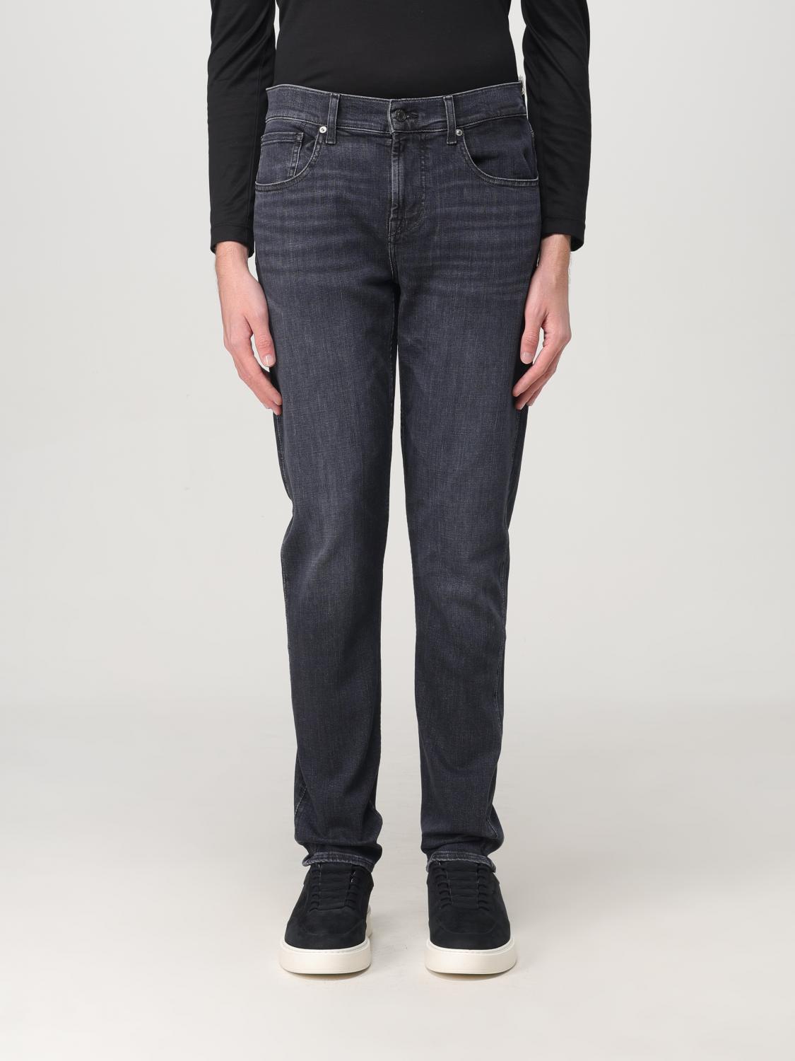 7 FOR ALL MANKIND JEANS: Jeans men 7 For All Mankind, Black - Img 1