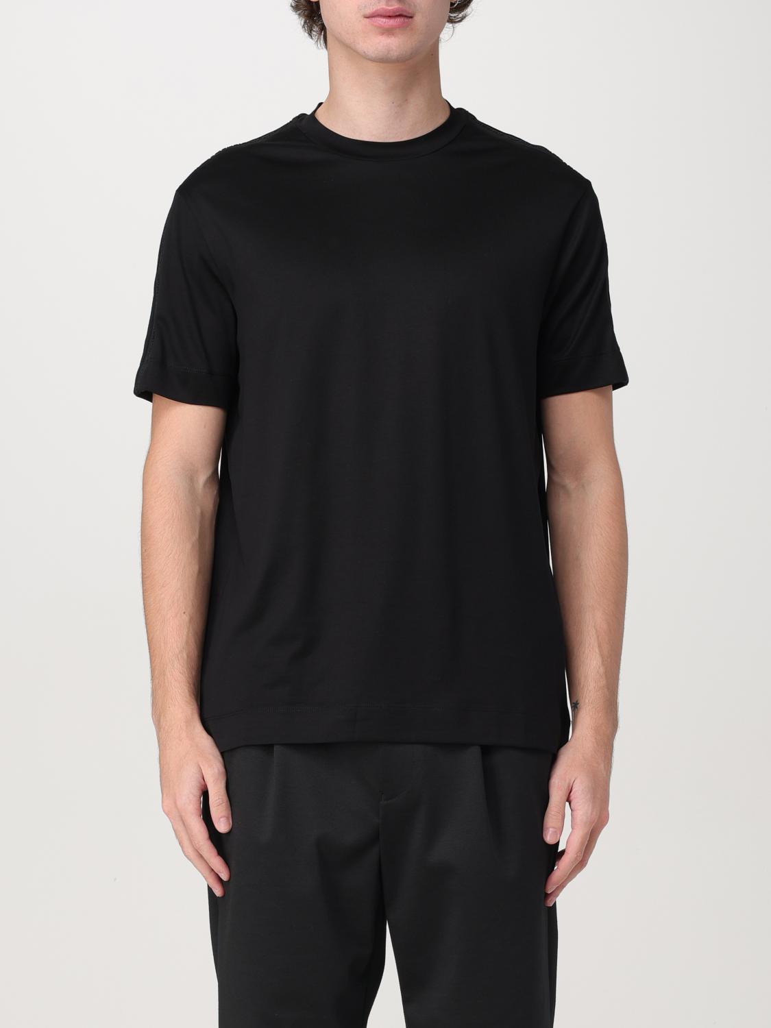 Giglio T-shirt basic Emporio Armani in misto cotone