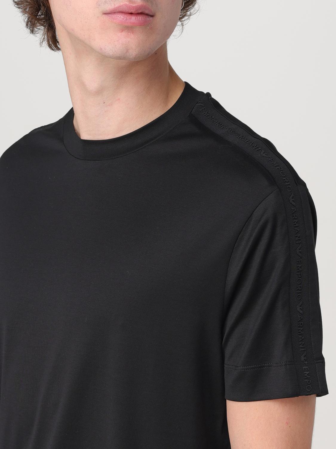 EMPORIO ARMANI T-SHIRT: T-shirt men Emporio Armani, Black - Img 3