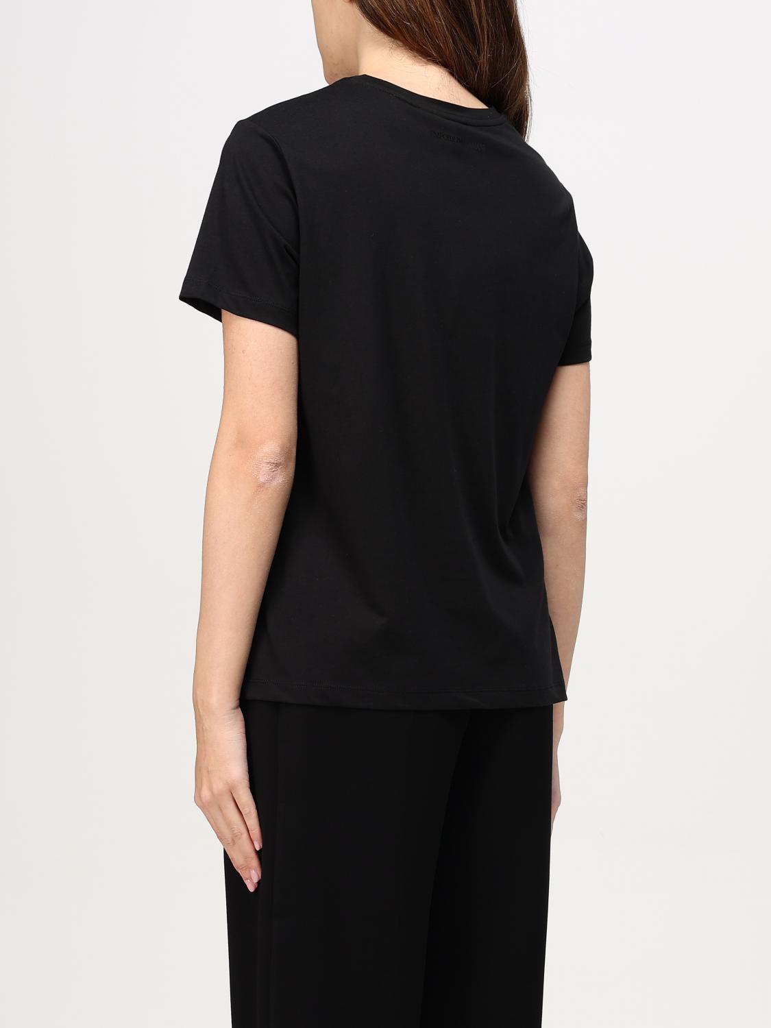 EMPORIO ARMANI T-SHIRT: T-shirt woman Emporio Armani, Black - Img 2