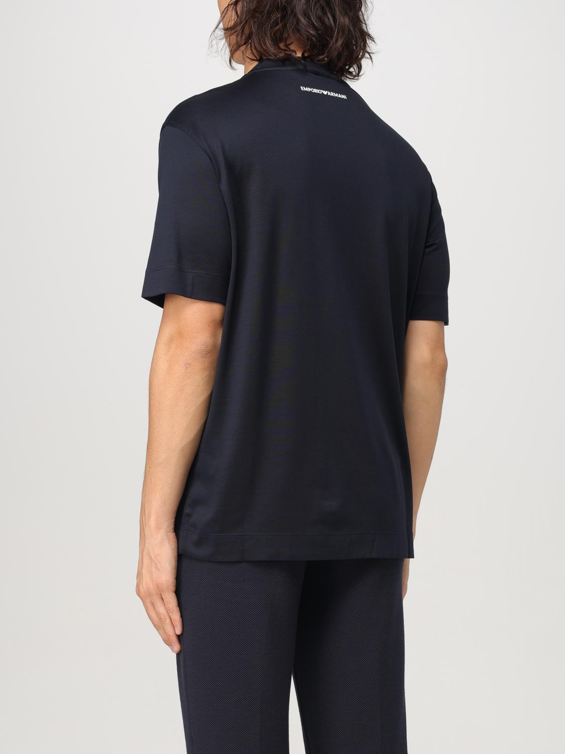 EMPORIO ARMANI T-SHIRT: T-shirt men Emporio Armani, Blue - Img 2