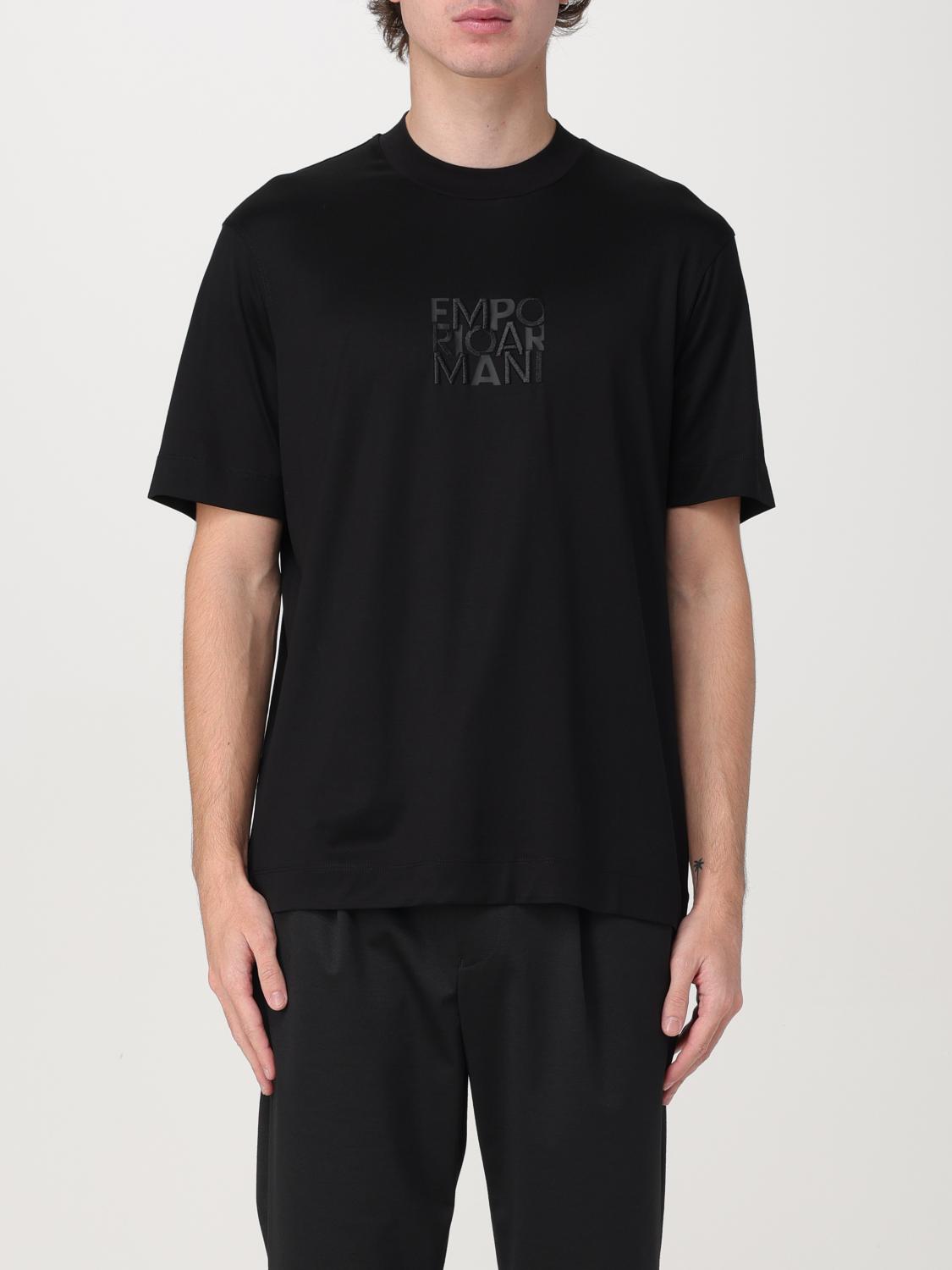 EMPORIO ARMANI T-SHIRT: T-shirt men Emporio Armani, Black - Img 1