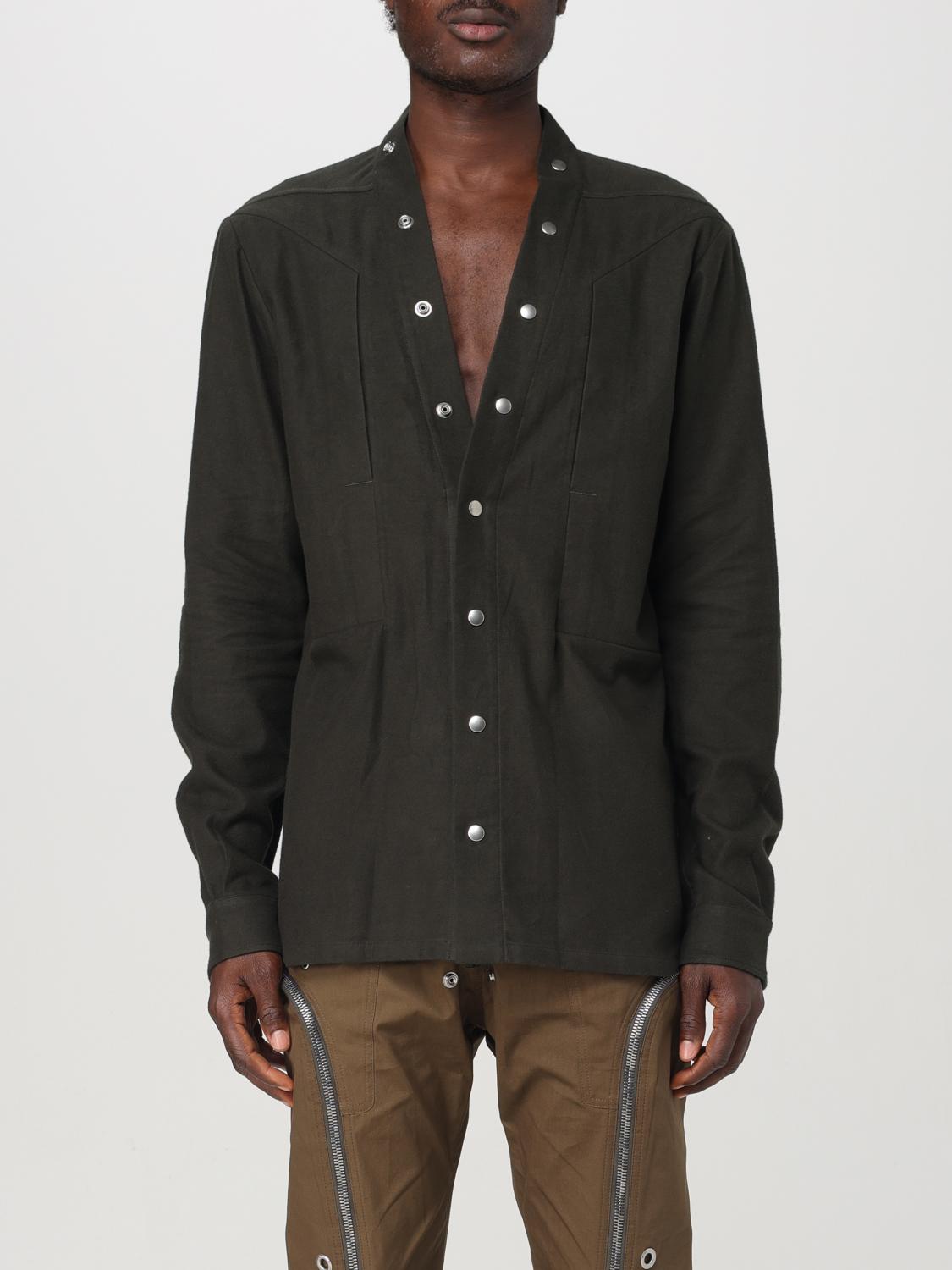 RICK OWENS SHIRT: Shirt men Rick Owens, Green - Img 1