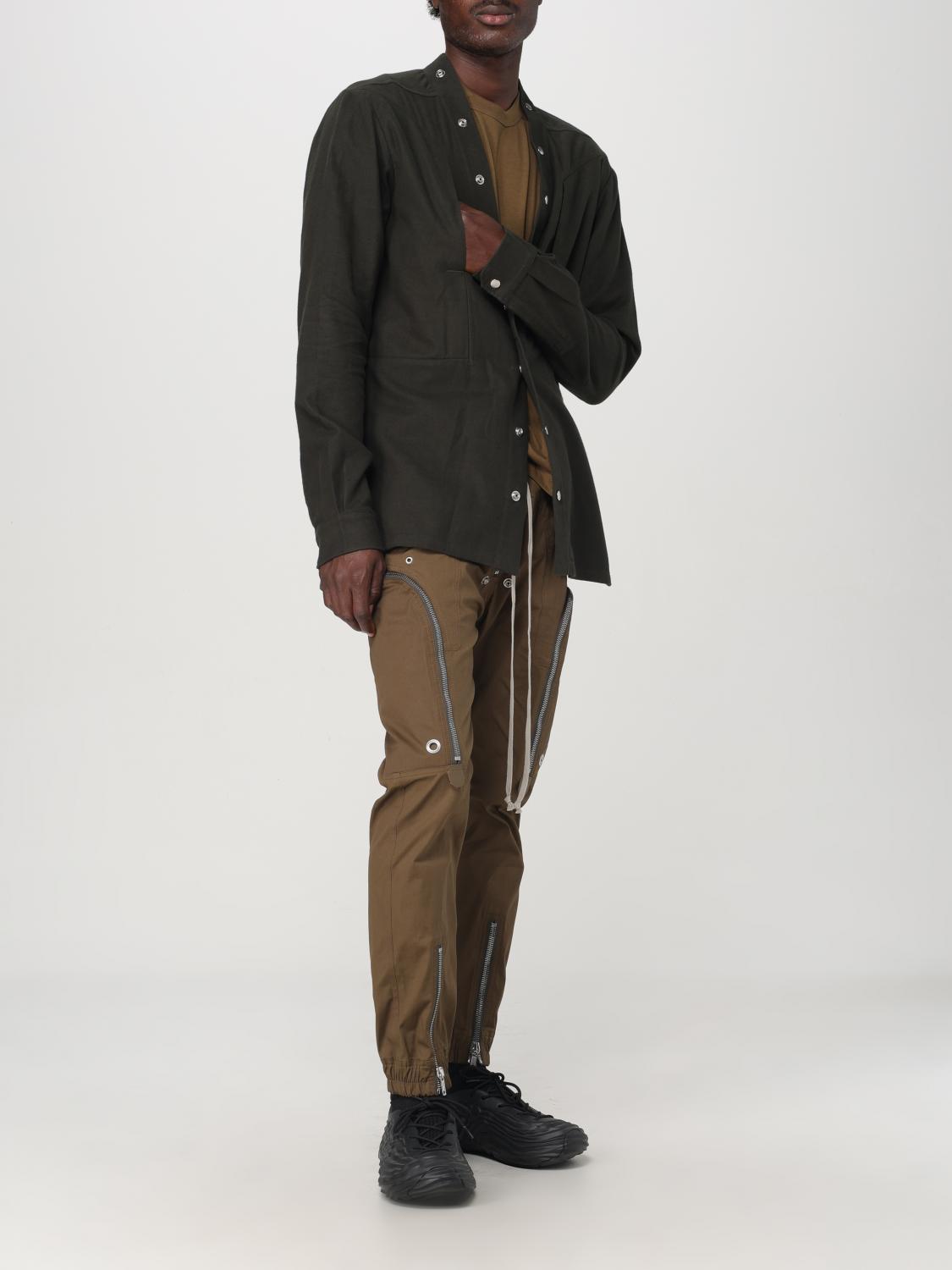 RICK OWENS SHIRT: Shirt men Rick Owens, Green - Img 2