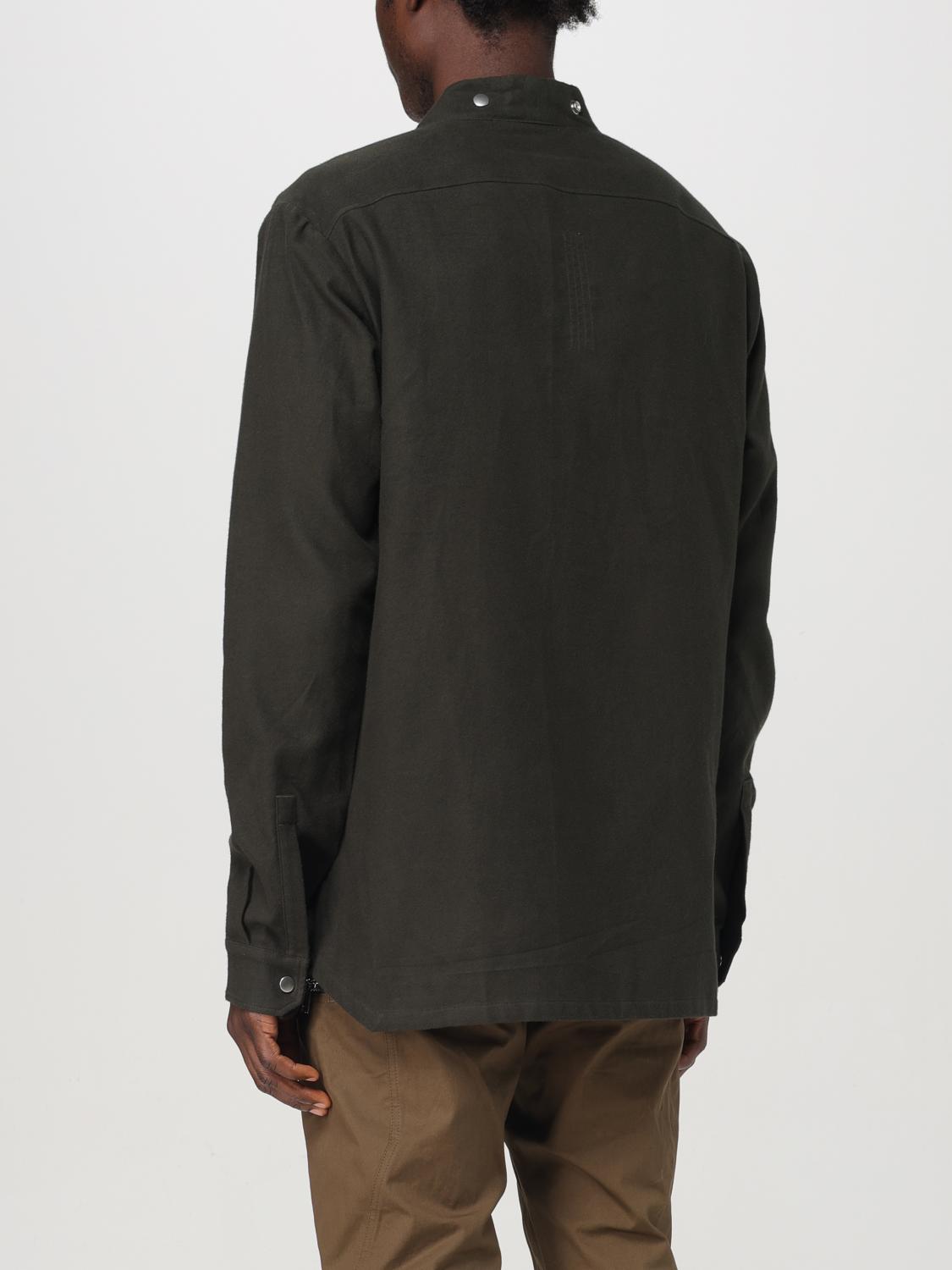 RICK OWENS SHIRT: Shirt men Rick Owens, Green - Img 3