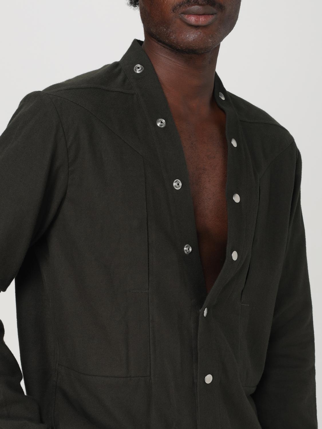 RICK OWENS SHIRT: Shirt men Rick Owens, Green - Img 5