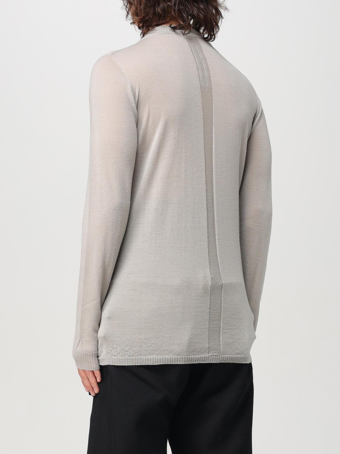 RICK OWENS SWEATER: Sweater men Rick Owens, Grey - Img 3