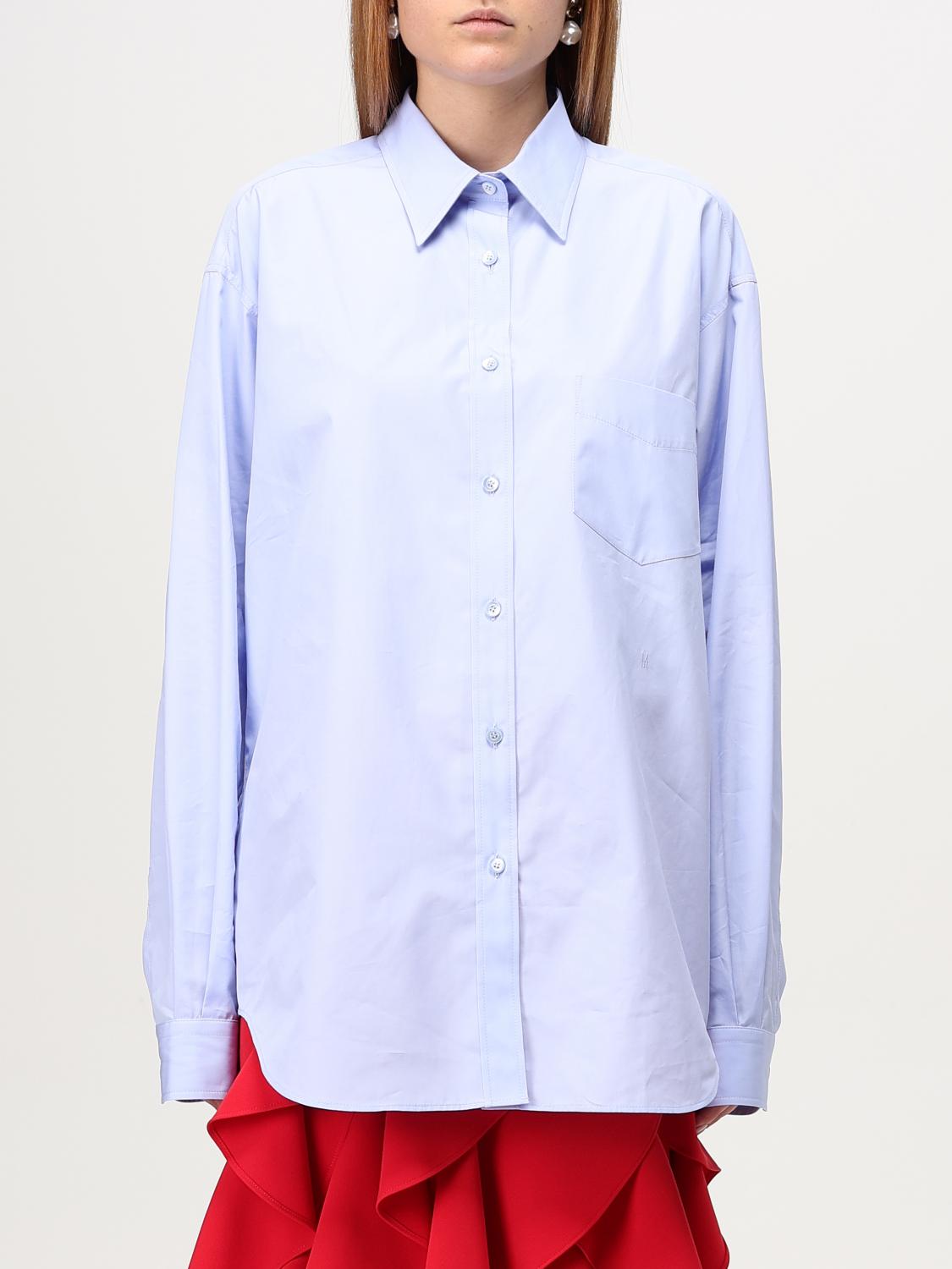 MOSCHINO COUTURE SHIRT: Shirt woman Moschino Couture, Blue - Img 1