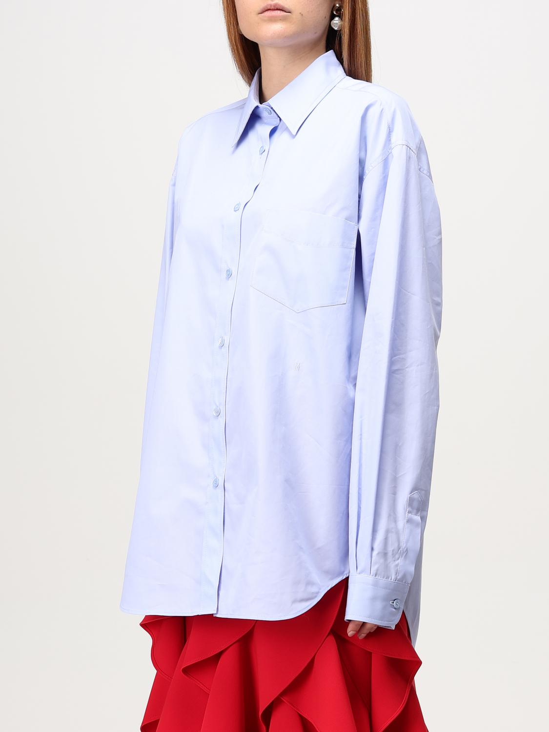 MOSCHINO COUTURE SHIRT: Shirt woman Moschino Couture, Blue - Img 4