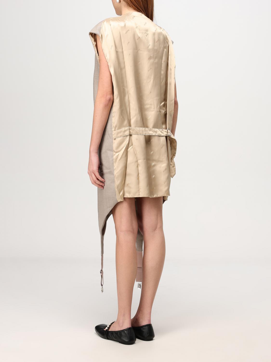 MOSCHINO COUTURE DRESS: Dress woman Moschino Couture, Beige - Img 3