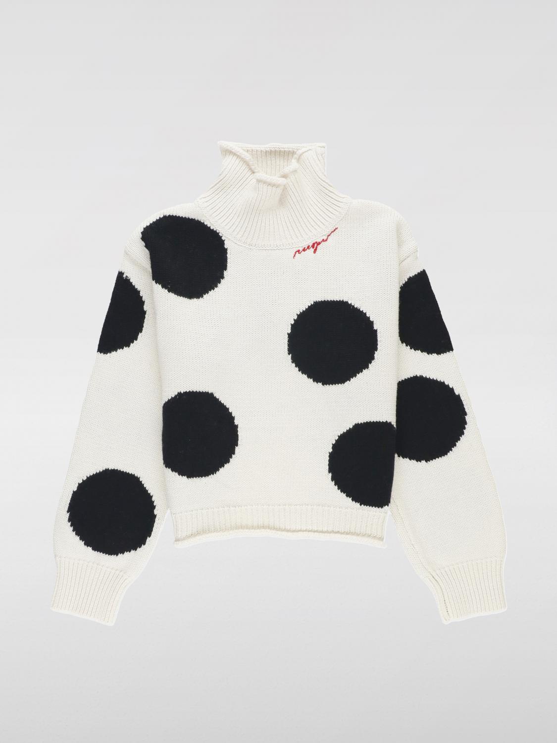 MSGM KIDS PULL: Pull enfant MSGM Kids, Jaune Crème - Img 1