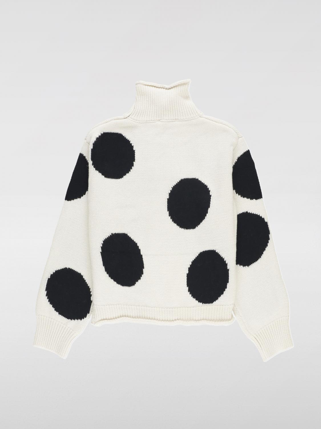 MSGM KIDS PULL: Pull enfant MSGM Kids, Jaune Crème - Img 2