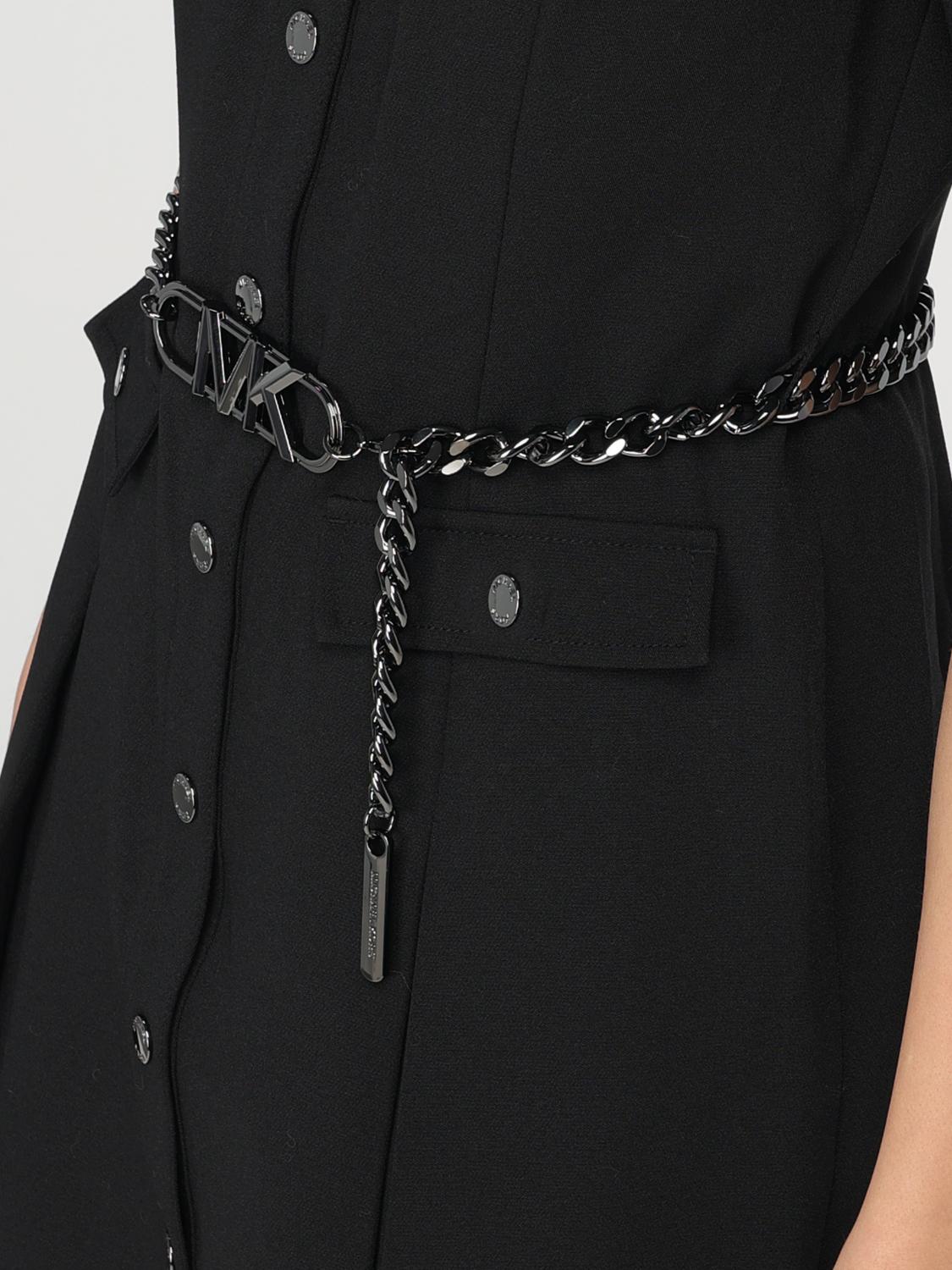 michael kors black dress with gold buttons A summer in the city staple. The little black dress. #MichaelKors Photographed by @BlairGetzMezibov