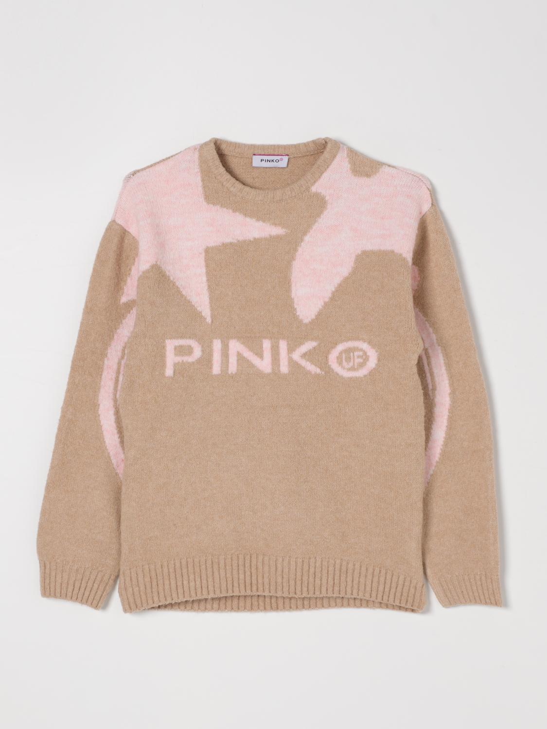 PINKO SWEATER: Sweater kids Pinko, Beige - Img 1