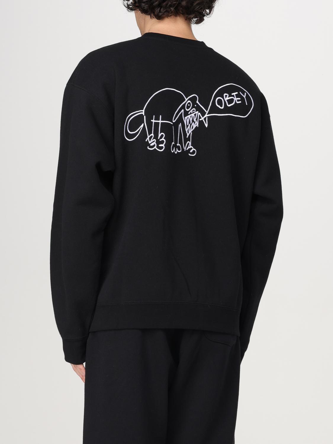 OBEY SWEATSHIRT: Sweatshirt men Obey, Black - Img 2