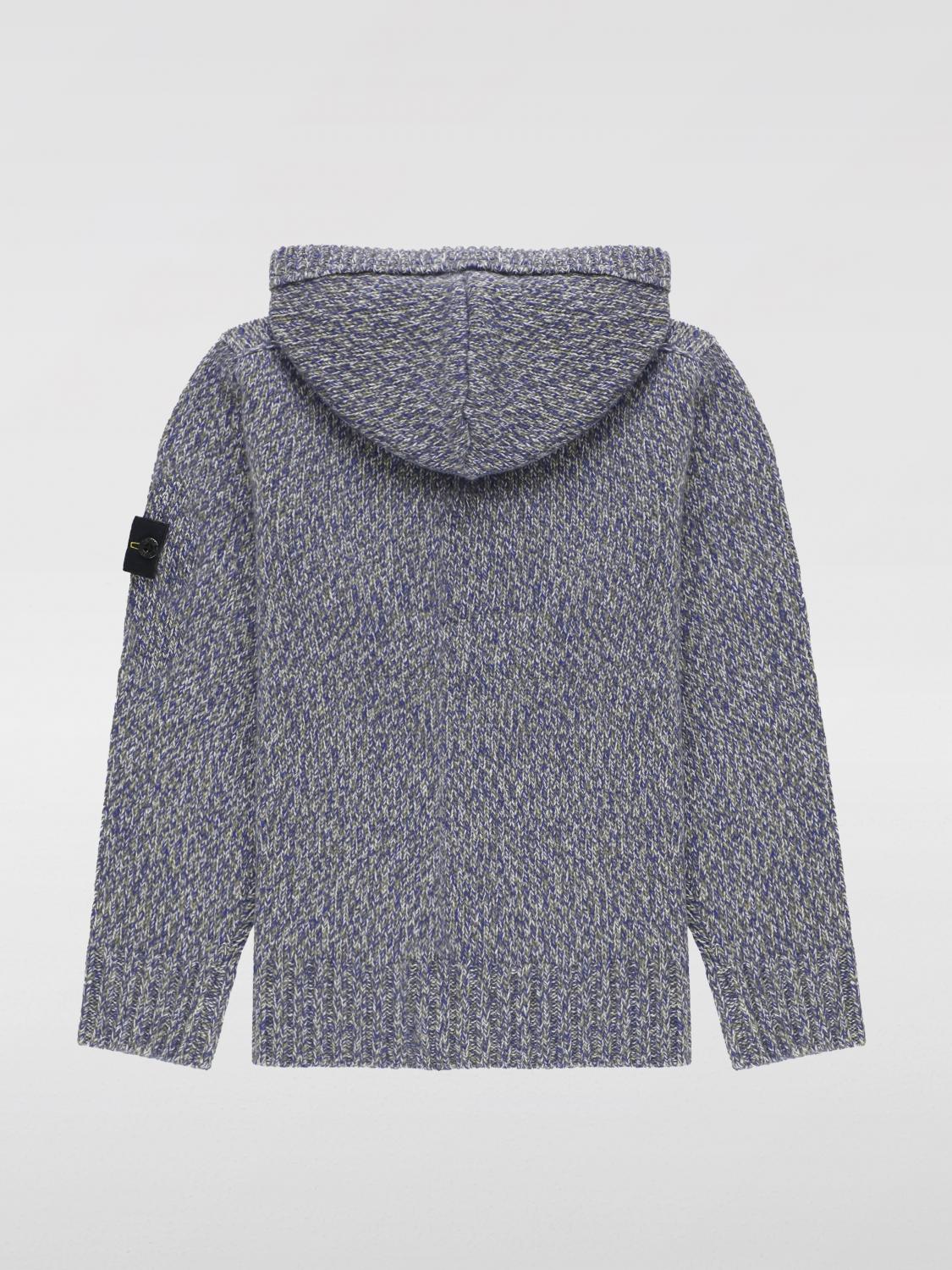 STONE ISLAND SWEATER: Sweater kids Stone Island, Blue - Img 2