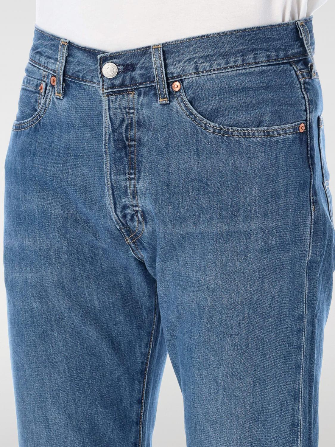 LEVI'S JEANS: Jeans 501 Original Levi's in denim di cotone , Blue - Img 3