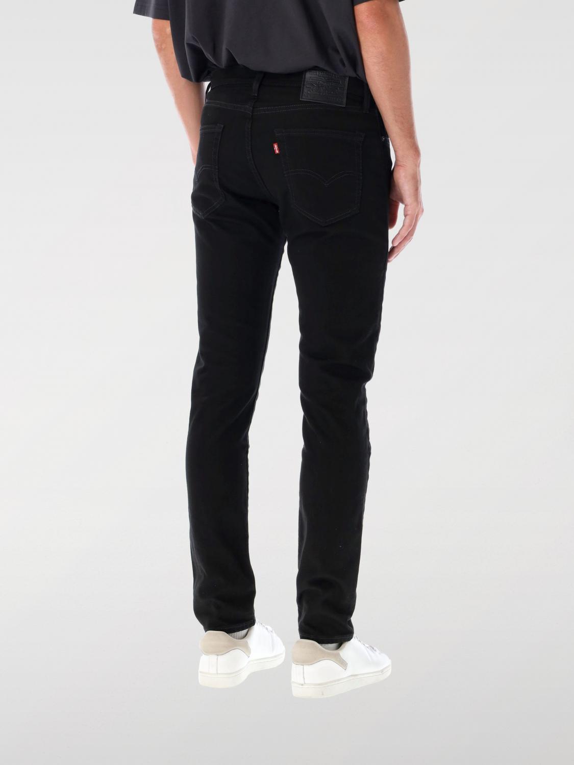 LEVI'S JEANS: Jeans 512 Levi's in denim di cotone , Nero - Img 2