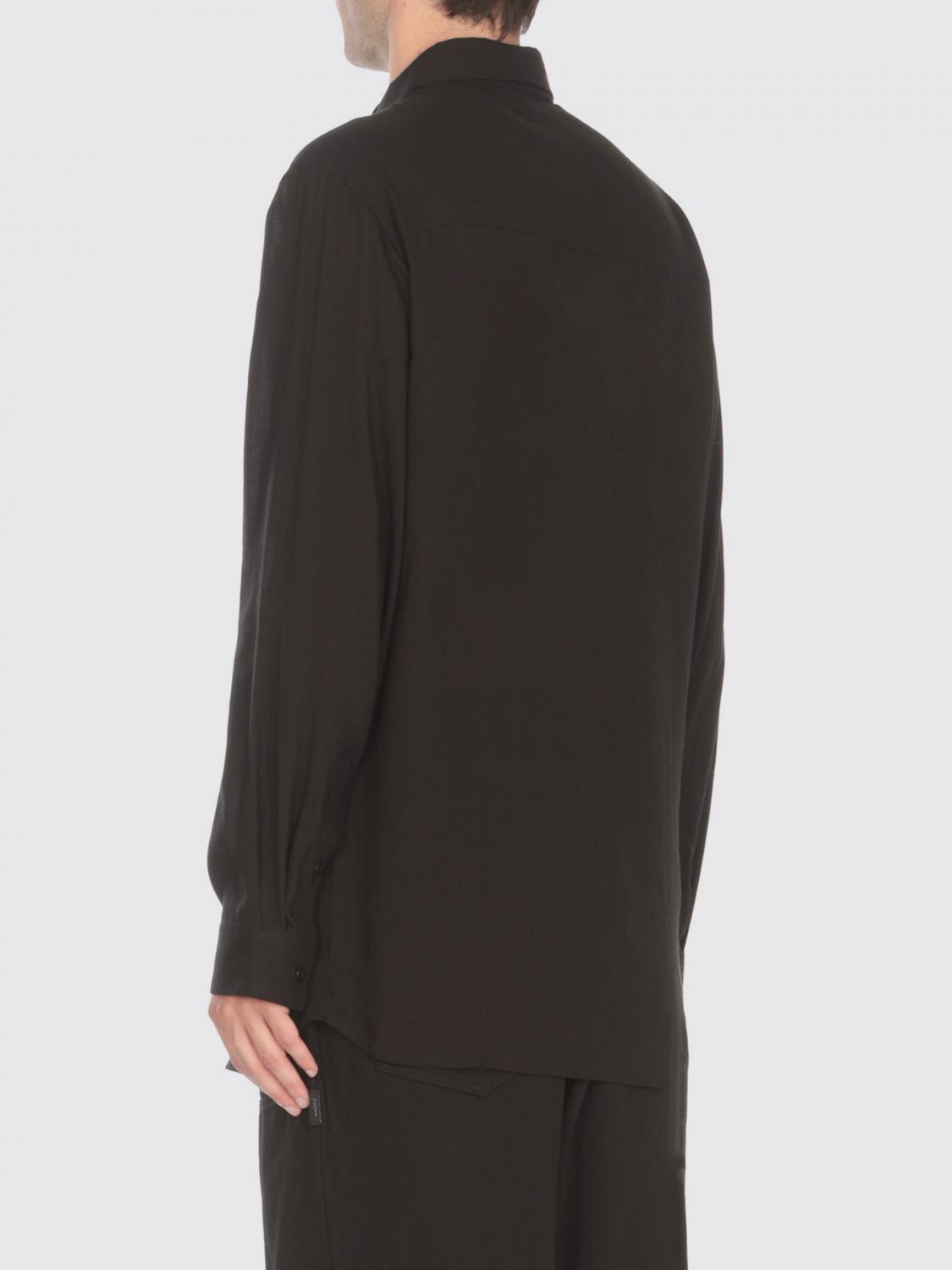 YOHJI YAMAMOTO SHIRT: Shirt men Yohji Yamamoto, Black - Img 2