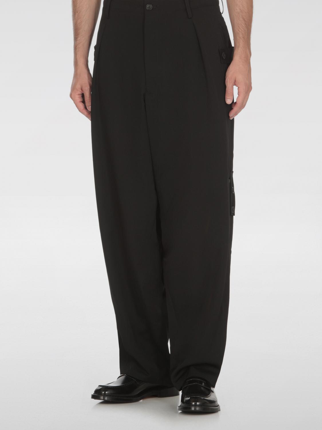 YOHJI YAMAMOTO HOSE: Hose herren Yohji Yamamoto, Schwarz - Img 1