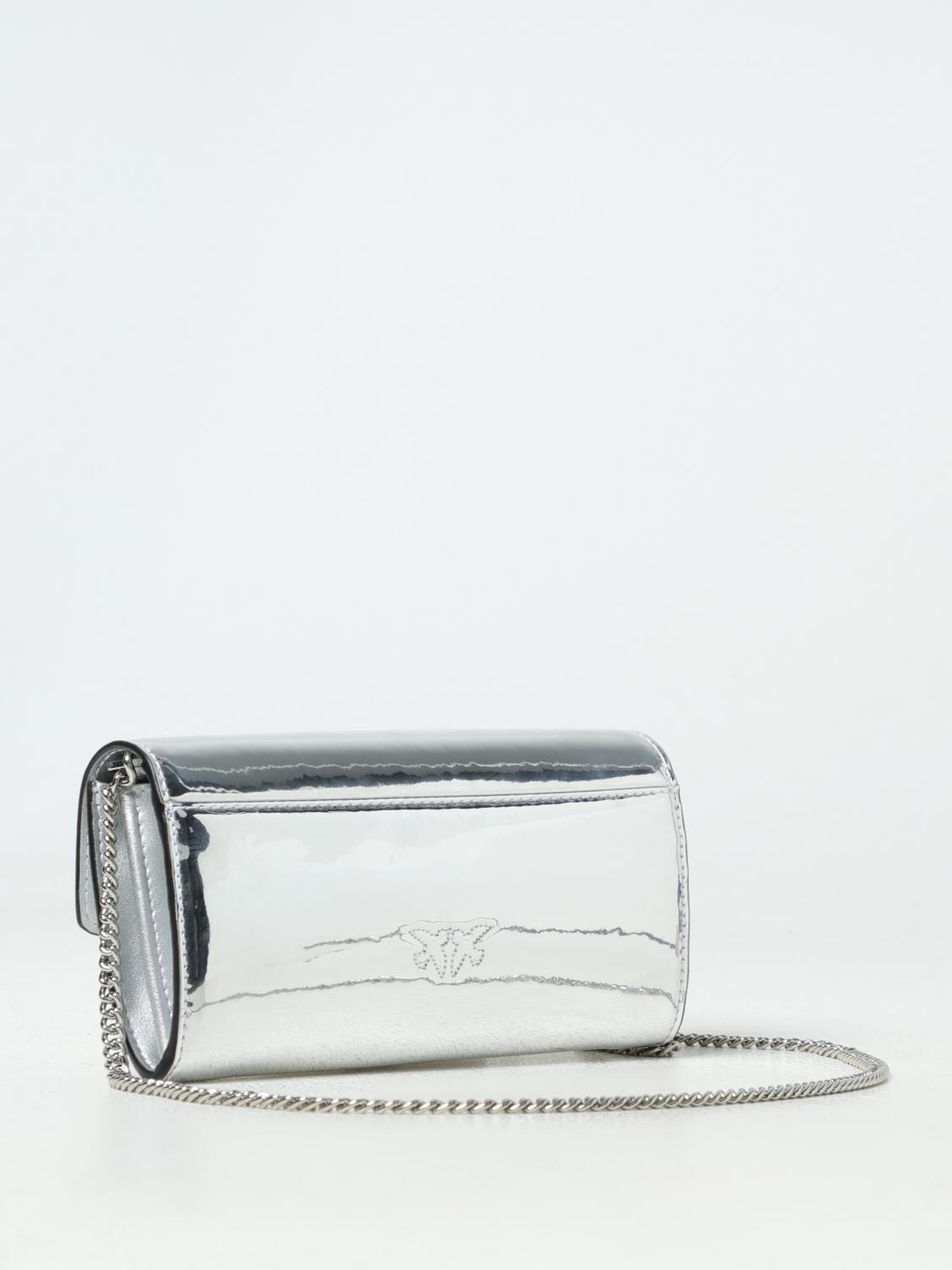 PINKO WALLET: Wallet woman Pinko, Silver - Img 2