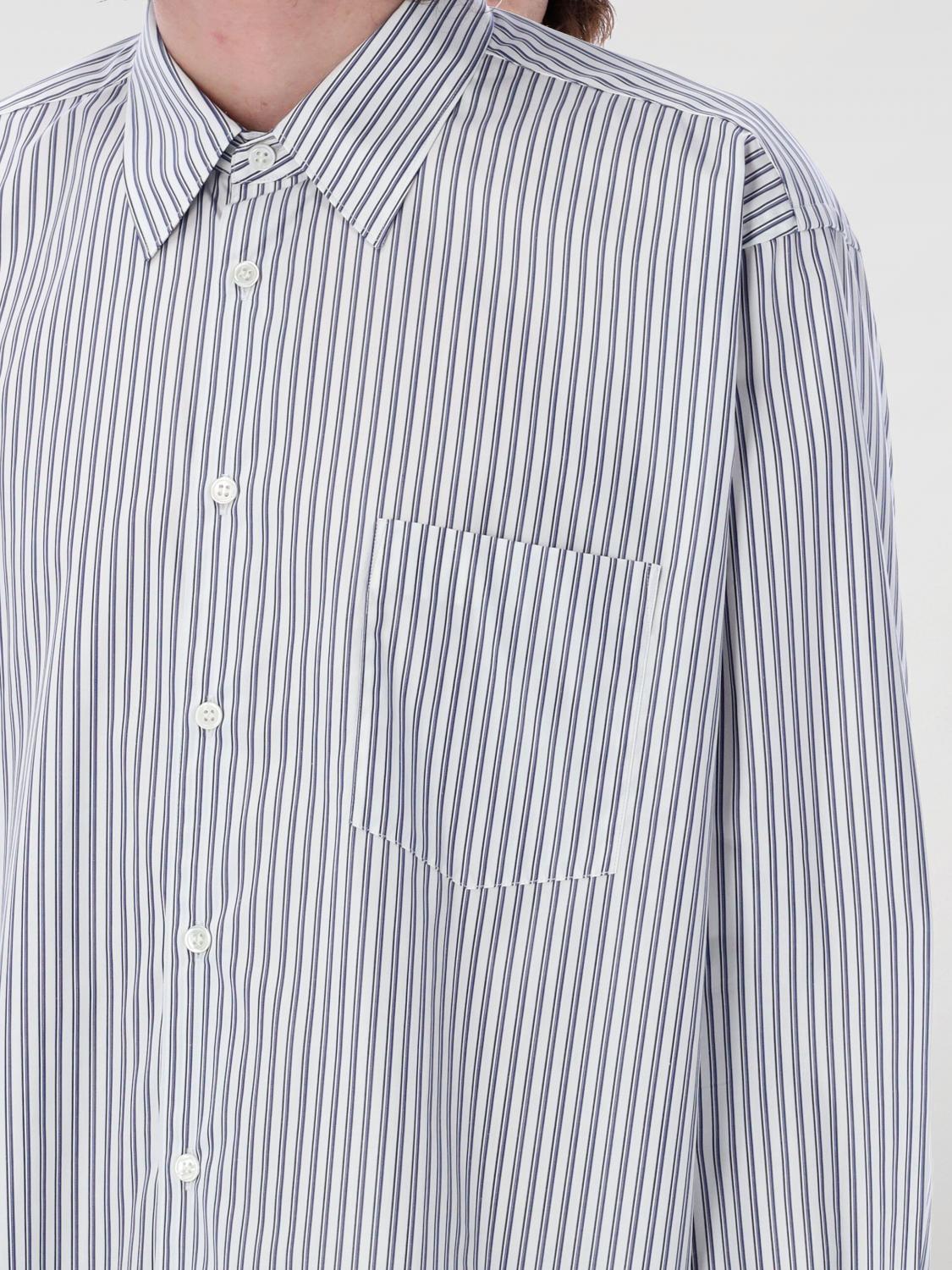 COMME DES GARCONS CAMICIA: Camicia Comme Des Garcons in cotone a righe , Blue - Img 3