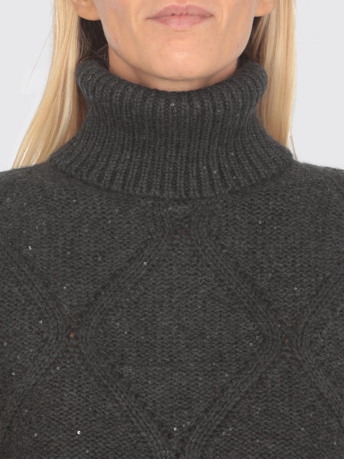 FABIANA FILIPPI SWEATER: Sweater woman Fabiana Filippi, Grey - Img 3