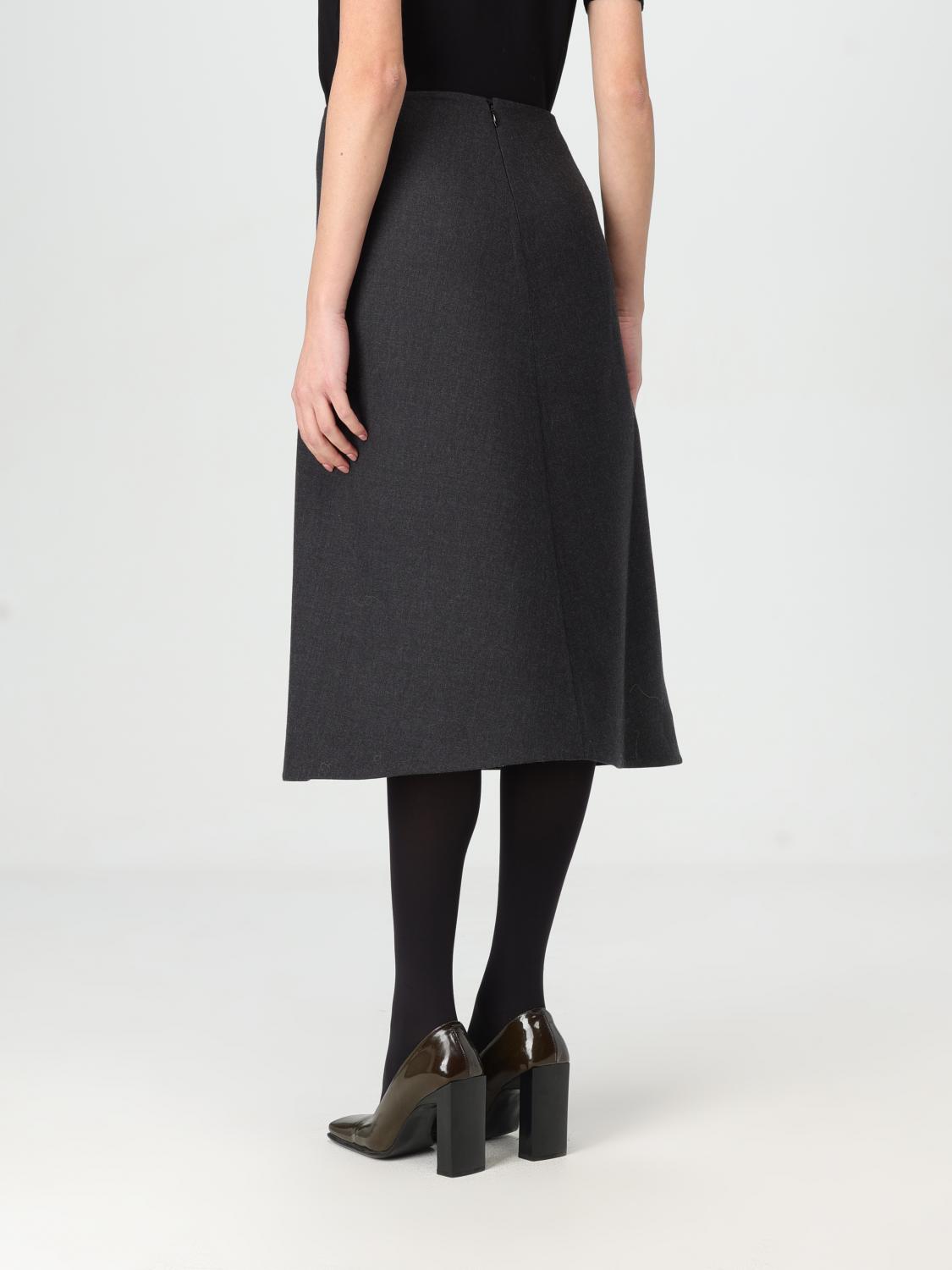 JIL SANDER SKIRT: Skirt woman Jil Sander, Charcoal - Img 3