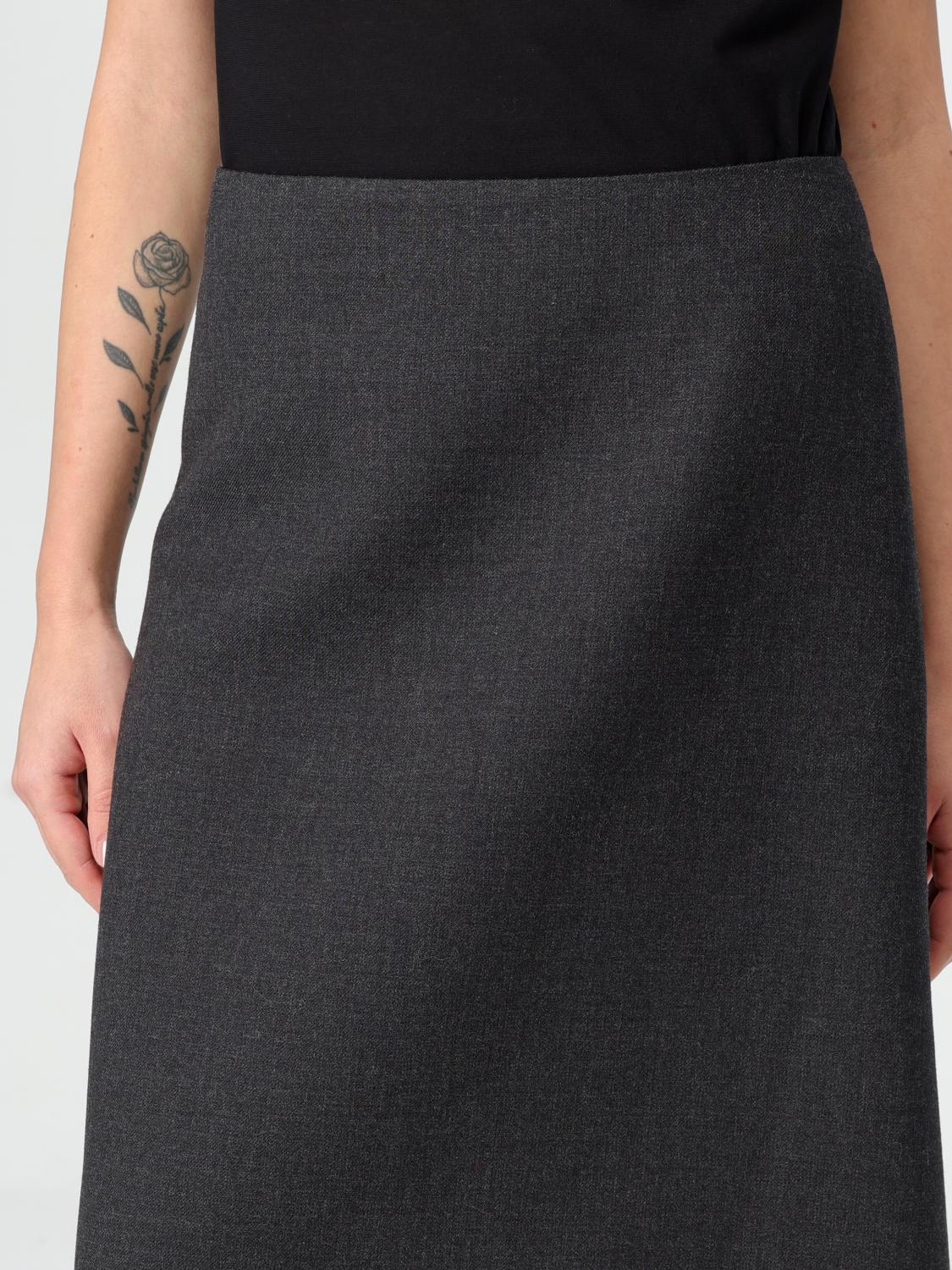 JIL SANDER SKIRT: Skirt woman Jil Sander, Charcoal - Img 5