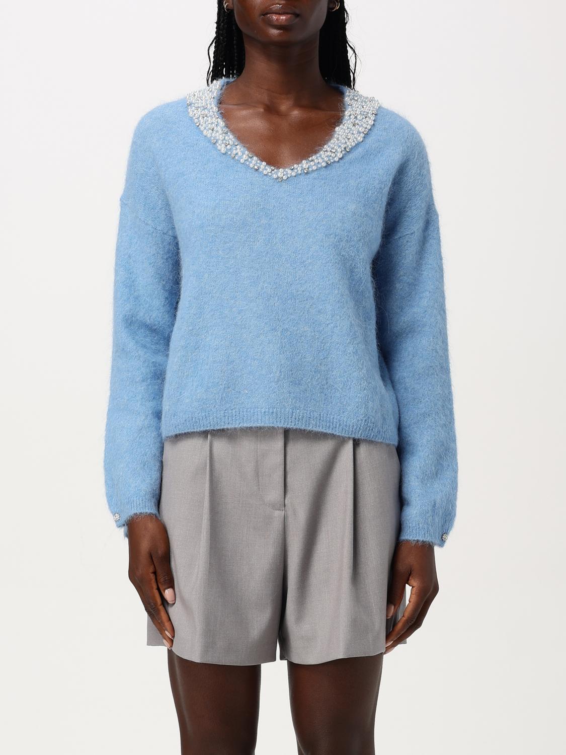 LIU JO SWEATER: Sweater woman Liu Jo, Blue - Img 1