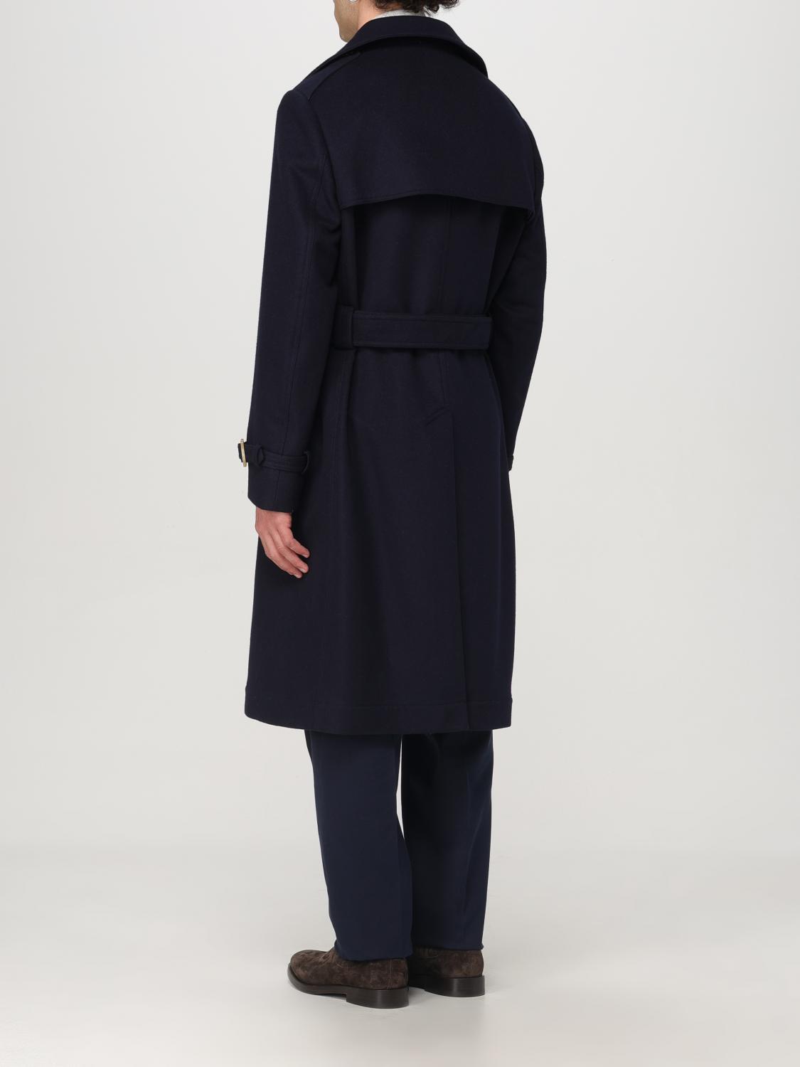 BRUNELLO CUCINELLI TRENCH COAT: Brunello Cucinelli men's trench coat, Blue - Img 3