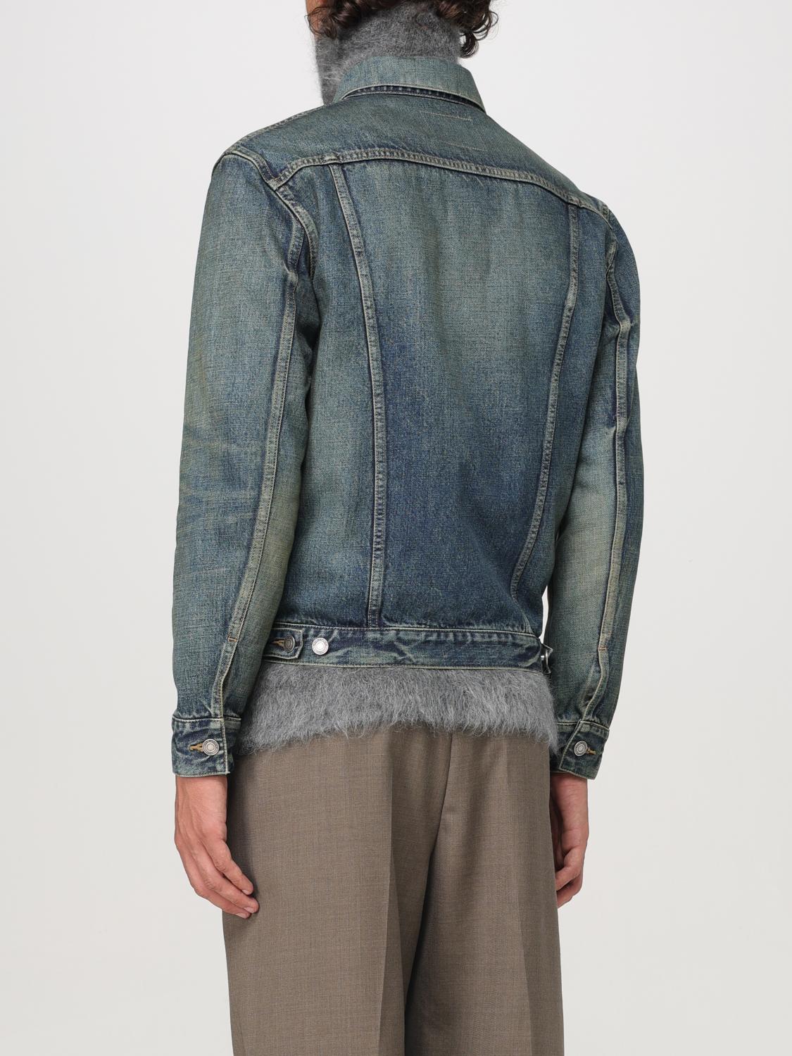 SAINT LAURENT JACKET: Coat men Saint Laurent, Blue - Img 3